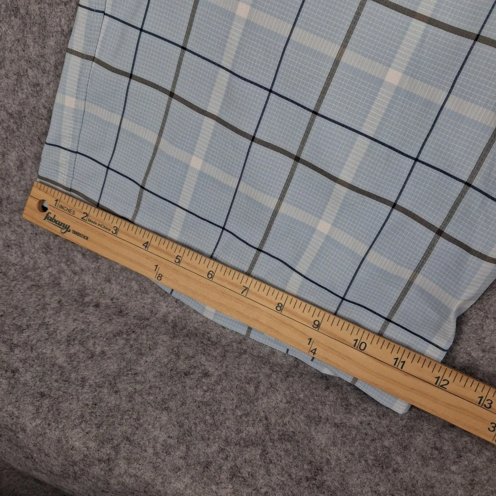Nike Golf Shorts Mens 36 Blue Plaid Performance Checkered SP110901HKC